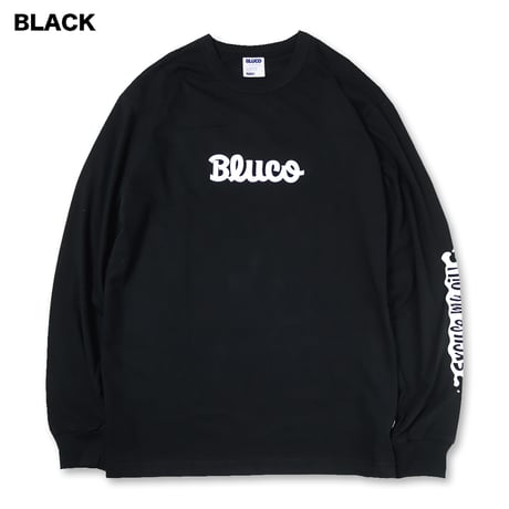 BLUCO(ブルコ) OL-12-024 ドライコットン Tシャツ L/S -Artwork by JACK-O’ ART WORKS- 4色(BLACK/CHARCOAL/H.GRAY/WHITE)