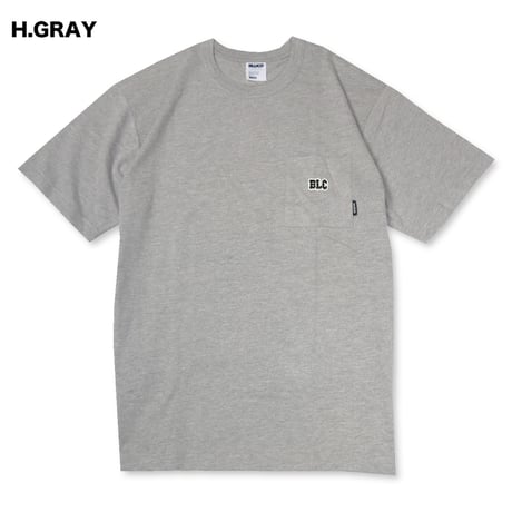BLUCO(ブルコ) OL-22-022 ドライコットン ポケットTシャツ -BLC- 4色(BLACK/CHARCOAL/H.GRAY/WHITE)