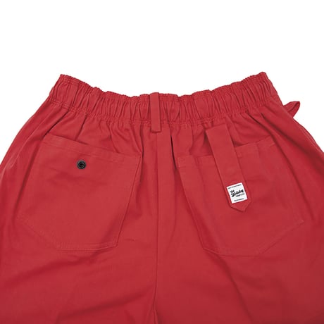 FLUTTER(フラッター) The Holiday- Comfy fit- Cotton Twill Easy Pants 4色(BLACK/WHITE/PURPLE/RED)