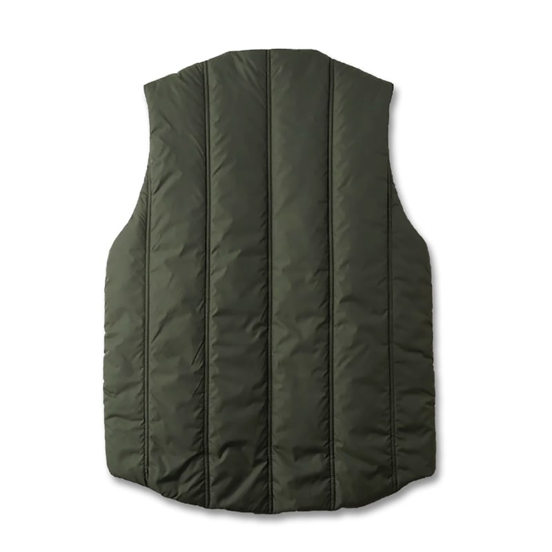 ☆ブルコベスト☆BLUCO WORK GARMENT☆オリーブグリーン☆Mサイズ BLUCO(ブルコ) OL-35-008 CREW NECK QUILTING VEST 3色