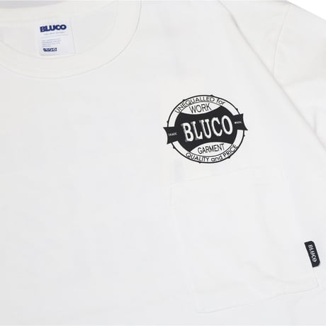 ☆セールプライス!! BLUCO(ブルコ) OL-22-010 POCKET TEE -OIL- 4色(BLK/CHL/SBLU/WHxBK)