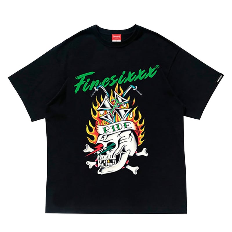 FINESIXXX(ファインシックス) FINE FLASH GRAPHIC TEE 2色(ブ