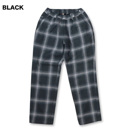 ☆セールプライス20%OFF!! BLUCO(ブルコ) OL-41-044 OMBRE CHECK WARM EASY PANTS 2色(BLACK/BROWN)