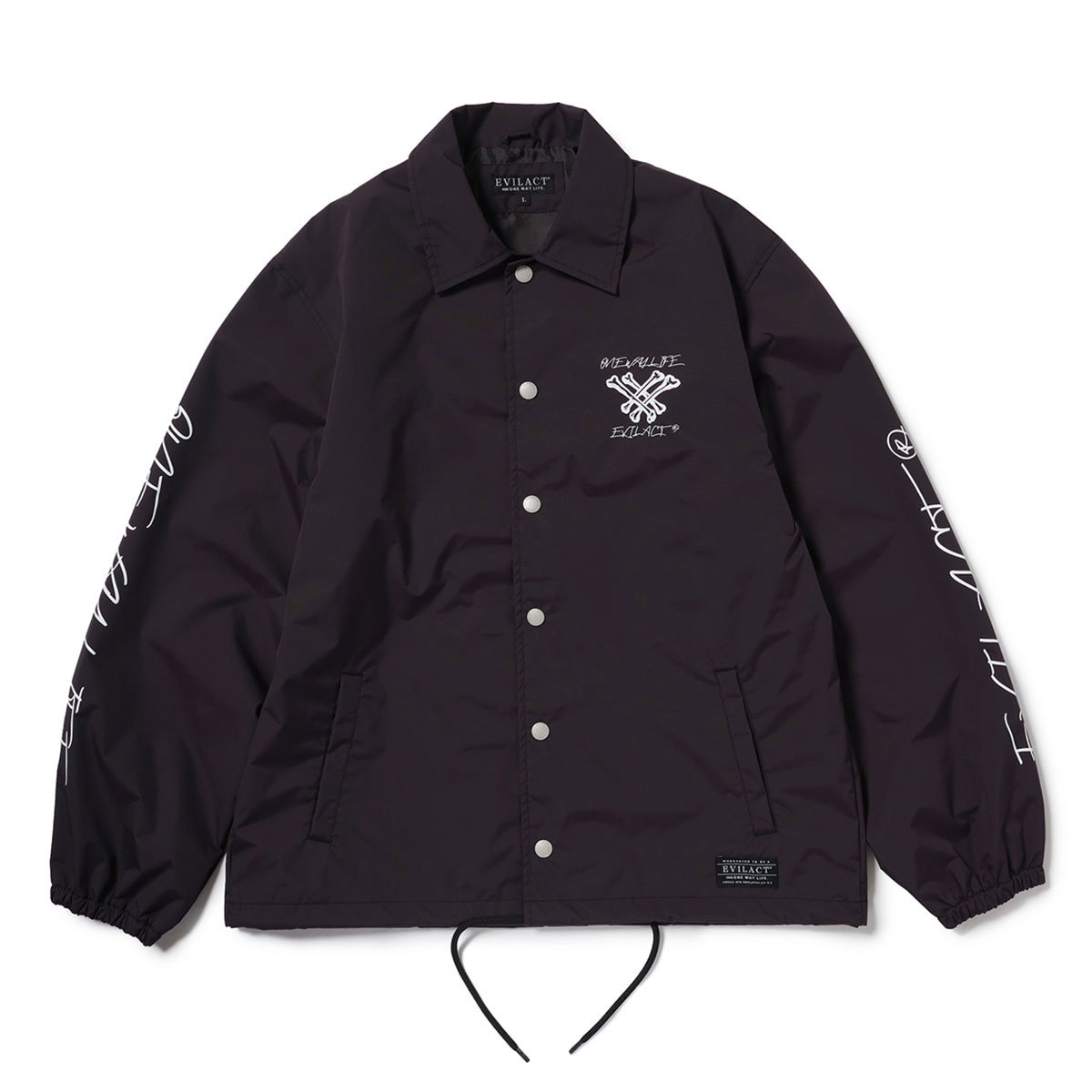 EVILACT(イーブルアクト) CROSS BONE WIND BREAKER 2色(Black/White) EVILACT(イーブルアクト) CROSS BONE WIND BREAKER 2色(Bla
