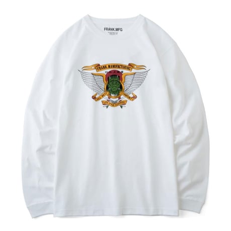 ☆セールプライス!! FRANK(フランク) L/S TEE’S -遊鷹- 2色(ブラック・ホワイト)