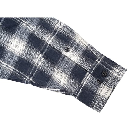 ☆セールプライス!! FLUTTER(フラッター) Regular Collar Check Shirts 2色(BLACK/NAVY)