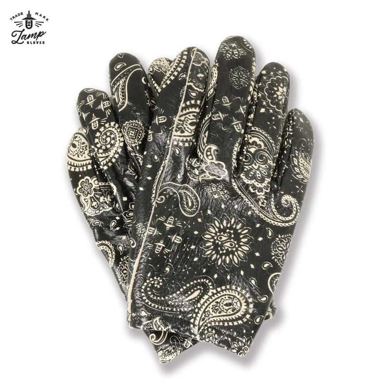 Lamp gloves -Utility glove Shorty- PAISLEY BLAC