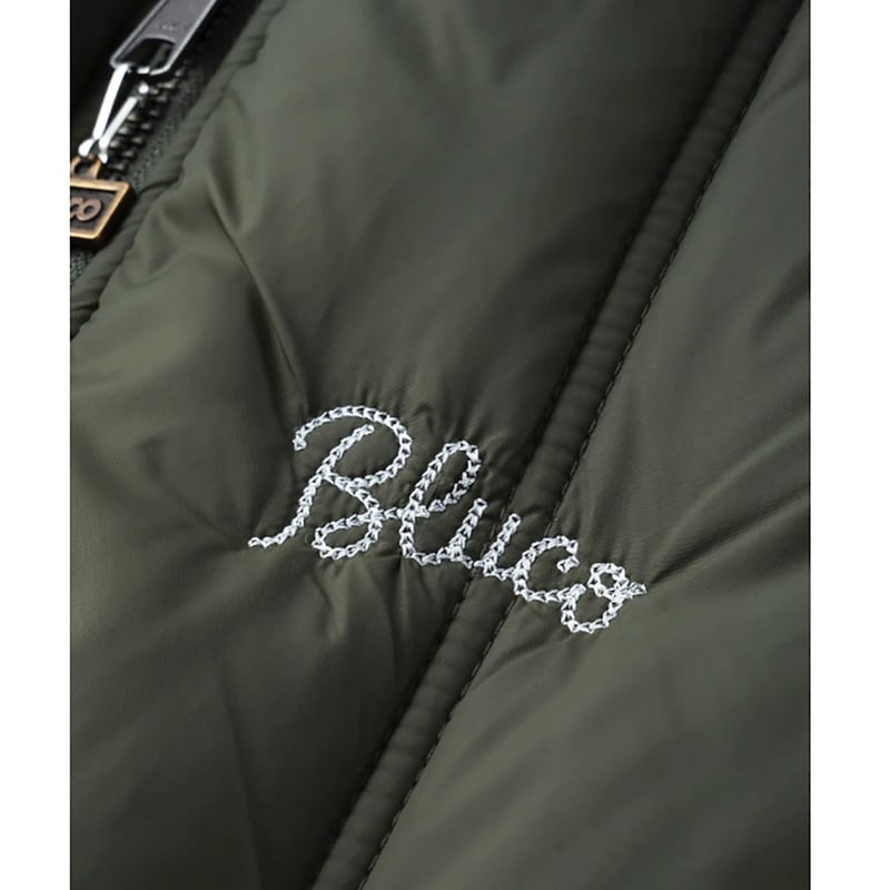 BLUCO(ブルコ) OL-35-008 CREW NECK QUILTING VEST 3色
