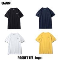 ☆セールプライス!!☆BLUCO(ブルコ) OL-22-004 POCKET TEE -Logo- 4色(BLK/NVY/WHT/BNN)