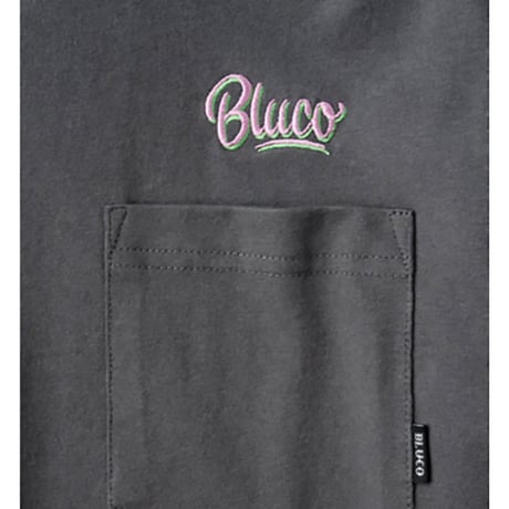 ☆セールプライス!! BLUCO(ブルコ) OL-22-005 POCKET TEE -Script- 4色(BLK/BNN/WHT/CHL)