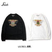 ☆セールプライス!! FRANK(フランク) L/S TEE’S -遊鷹- 2色(ブラック・ホワイト)