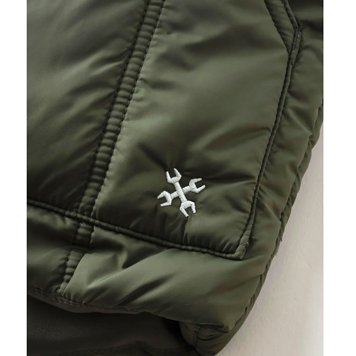 BLUCO(ブルコ) OL-35-008 CREW NECK QUILTING VEST 3色