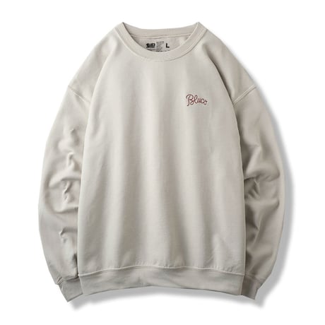 ☆セールプライス!!☆BLUCO(ブルコ) OL-910-022 SWEATSHIRTS -LOGO STITCH- 4色(BLK/BRN/OLV/SND)