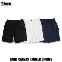 BLUCO(ブルコ) OL-45-008-26 ライトキャンバス ペインターショーツ 3色(BLACK/IVORY/NAVY)