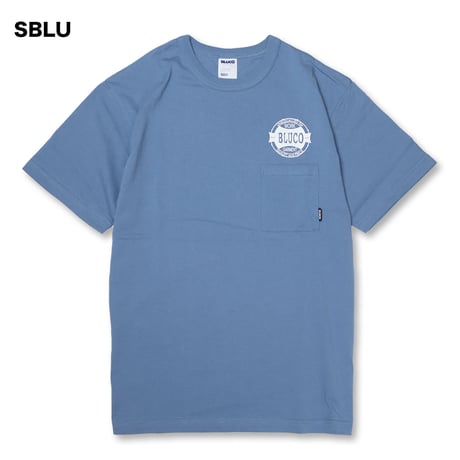 ☆セールプライス!! BLUCO(ブルコ) OL-22-010 POCKET TEE -OIL- 4色(BLK/CHL/SBLU/WHxBK)