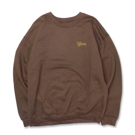 ☆セールプライス!!☆BLUCO(ブルコ) OL-910-022 SWEATSHIRTS -LOGO STITCH- 4色(BLK/BRN/OLV/SND)