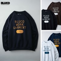 ☆セールプライス!!☆BLUCO(ブルコ) OL-912-022 SWEATSHIRTS -COLLEGE- 4色(ASH/BLK/BRN/NVY)