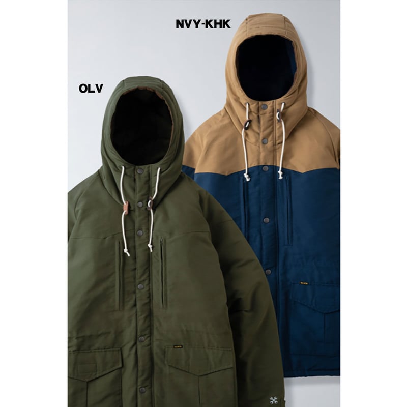 BLUCO(ブルコ) OL-047-022 MOUNTAIN PARKA 4色(BLK/B.R