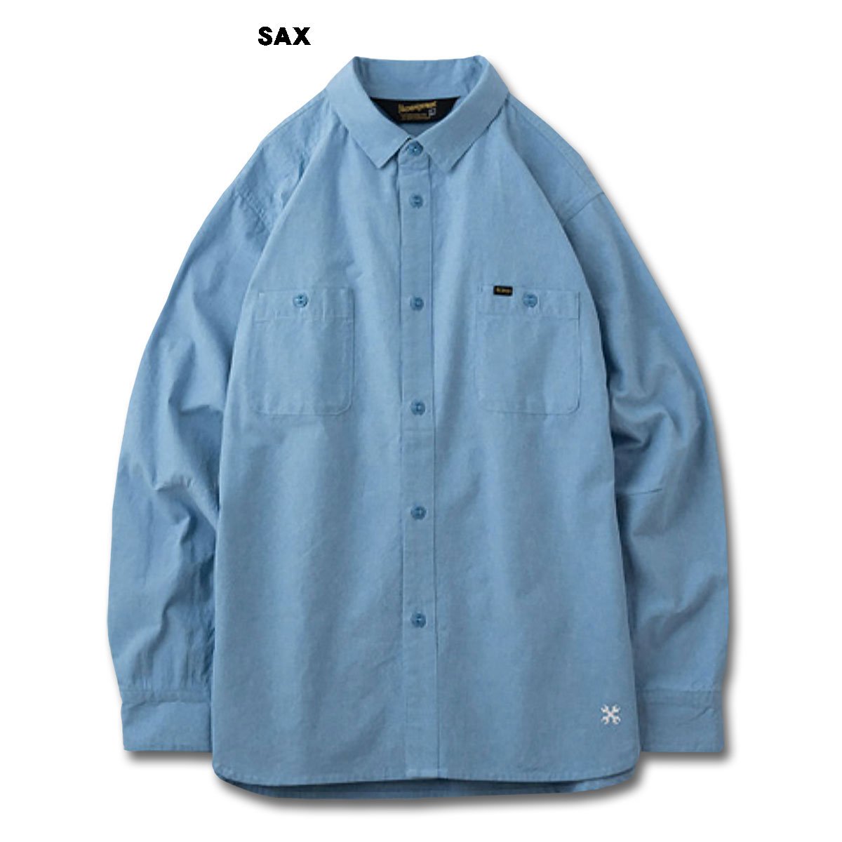 BLUCO(ブルコ) OL-11-121 CHAMBRAY WORK SHIRT 3色(BLK