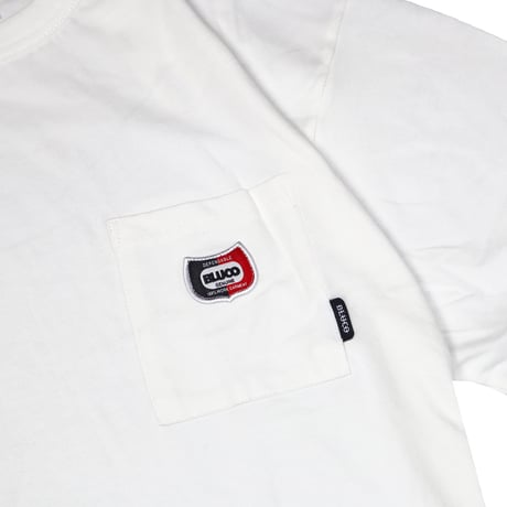 BLUCO(ブルコ) OL-22-023 ドライコットン ポケットTシャツ -Champ- 4色(BLACK/CHARCOAL/H.GRAY/WHITE)