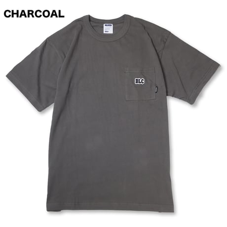 BLUCO(ブルコ) OL-22-022 ドライコットン ポケットTシャツ -BLC- 4色(BLACK/CHARCOAL/H.GRAY/WHITE)