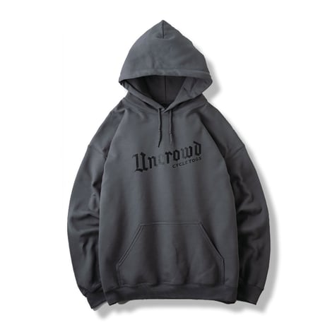 ☆セールプライス!! UNCROWD(アンクラウド) UC-821-022 LOGO HOODIE 3色(ASH/BLK/CHL)