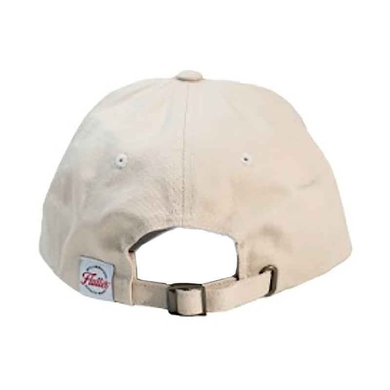 FLUTTER FL logo 6Panel CAP (BLACK/WHITE/L.BEIGE