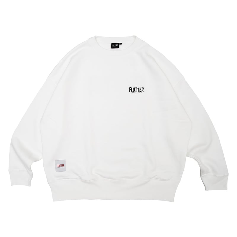 FLUTTER(フラッター) Og Logo B/S Sweat 4色(BLACK/ASH/N