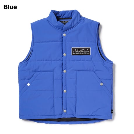 EVILACT(イーブルアクト) 2LAYER PD VEST 3色(Black/Navy/Blue)