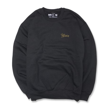 ☆セールプライス!!☆BLUCO(ブルコ) OL-910-022 SWEATSHIRTS -LOGO STITCH- 4色(BLK/BRN/OLV/SND)