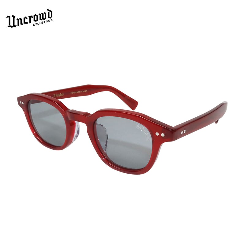 UNCROWD(アンクラウド) LANGLEY ダークレッドクリアフレームxスモーク