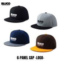 BLUCO(ブルコ) OL-61-019 6-PANEL CAP -LOGO- 4色(BLK/NVY/GRY/BRN)
