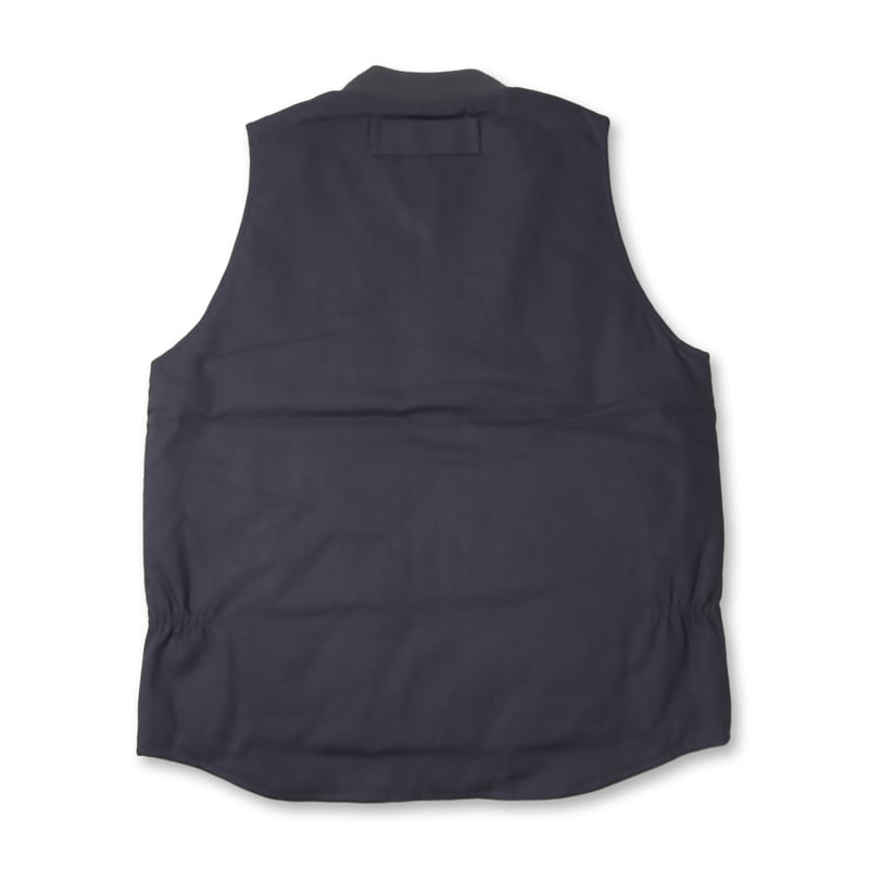 BLUCO(ブルコ) OL-35-013 RIB COLLAR DUCK VEST 3色(BL