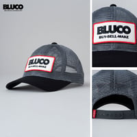 BLUCO(ブルコ) OL-1408 FULL MESH CAP 4色(GRY-BLK/BLK/NVY/CAM-BRN)