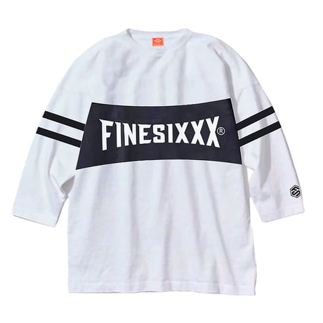 FINESIXXX(ファインシックス) FOOTBALL SEVEN SLEEVES 2色(ブラック/ホワイト)