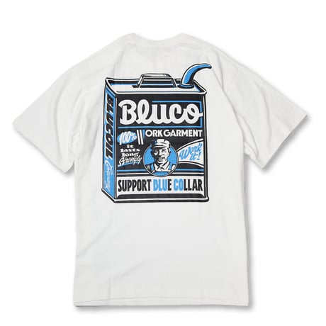 BLUCO(ブルコ) OL-22-020 ドライコットン Tシャツ -Artwork by JACK-O’ ART WORKS- 4色(BLACK/CHARCOAL/H.GRAY/WHITE)