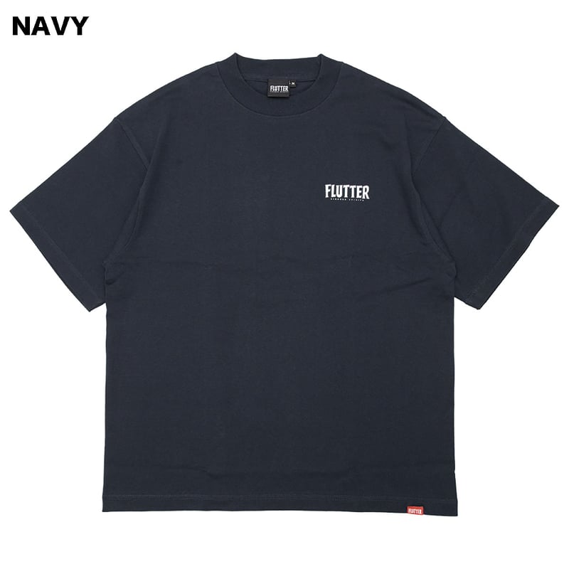 FLUTTER OG Logo S/S Tee 4色(ブラック/ホワイトxレッド/ネイビー/ホ