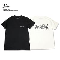 FRANK(フランク) FK-200-021 Organic Print T-shirts 2色(BLACK/WHITE)