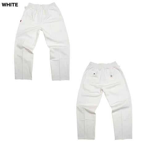 FLUTTER(フラッター) The Holiday- Comfy fit- Cotton Twill Easy Pants 4色(BLACK/WHITE/PURPLE/RED)