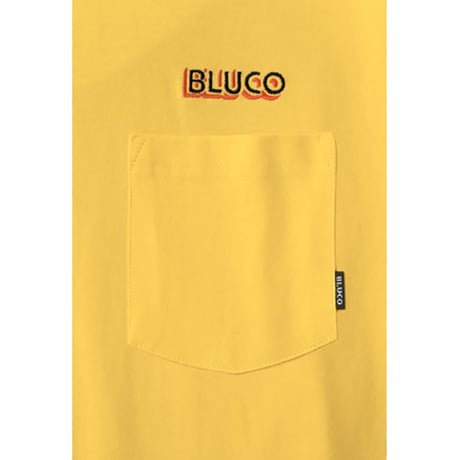 ☆セールプライス!!☆BLUCO(ブルコ) OL-22-004 POCKET TEE -Logo- 4色(BLK/NVY/WHT/BNN)