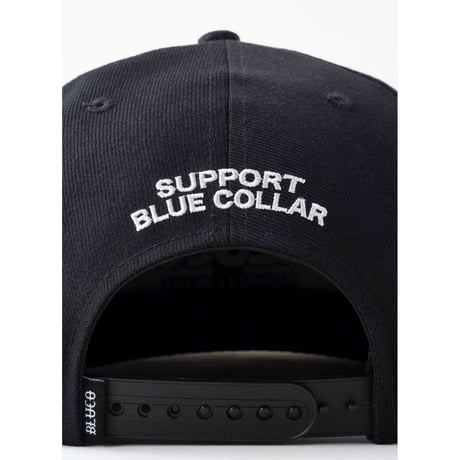BLUCO(ブルコ) OL-61-019 6-PANEL CAP -LOGO- 4色(BLK/NVY/GRY/BRN)