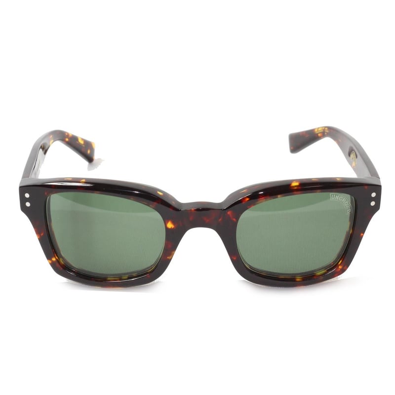 UNCROWD(アンクラウド) BIG BLUEBIRD べっ甲フレームxグリーンレンズ