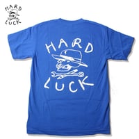 HARD LUCK(ハードラック)OG LOGO S/S TEE ブルー