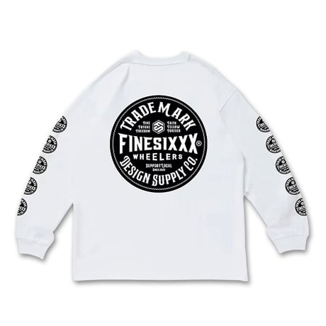 FINESIXXX(ファインシックス) TRADE MARK ENBLEM L/S 3色(ブラック/ホワイト/ネイビー)