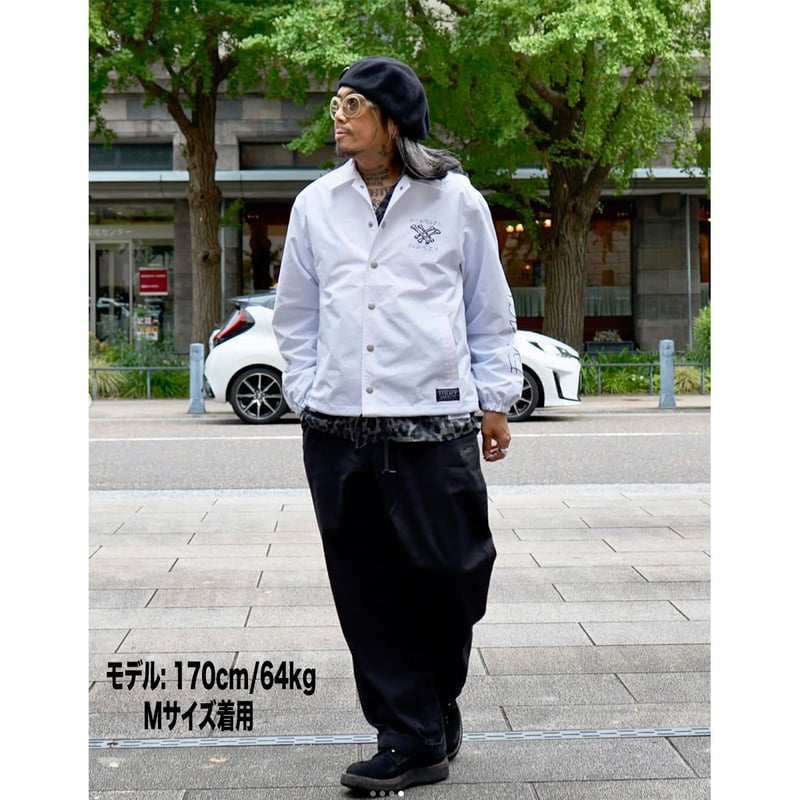 EVILACT(イーブルアクト) CROSS BONE WIND BREAKER 2色(Bla