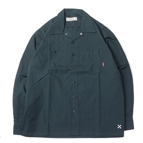 BLUCO(ブルコ)OL-109-021 STD WORK SHIRTS L/S 全3色(ブラック・グレー・ネイビー)