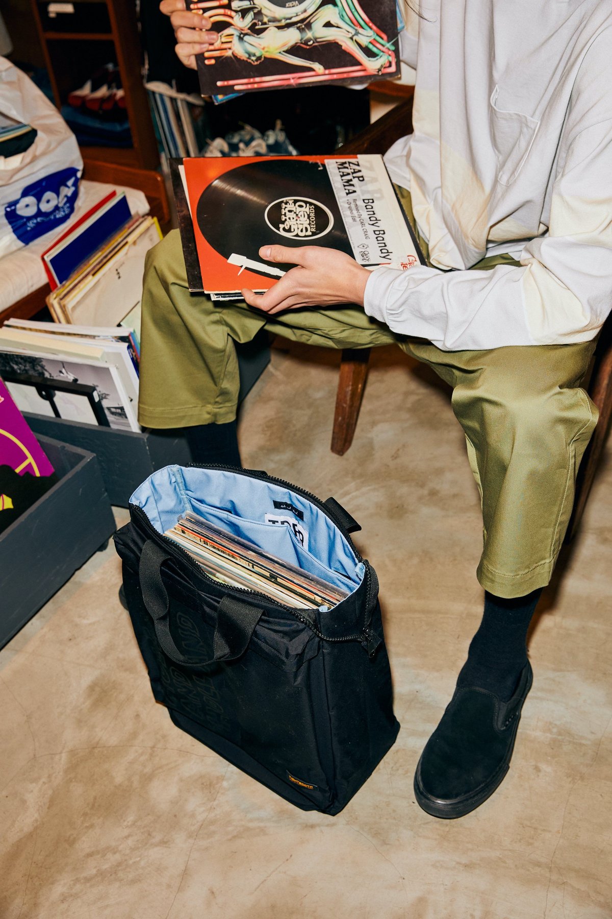 TIGHTBOOTH x HOLE AND HOLLAND / 3WAY RECORD BAG