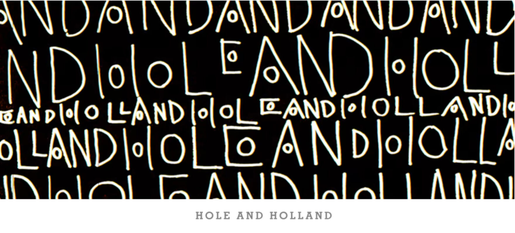 HOLE AND HOLLAND WEB SHOP