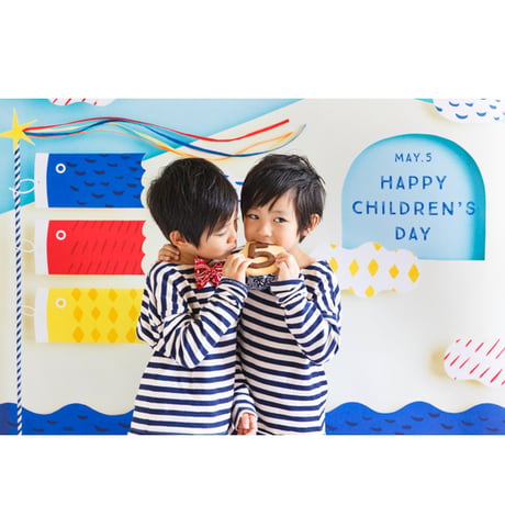 おうち写真館  こいのぼり  ＊名入れ無し( SEA/SUN  2色展開) 【Lサイズ】