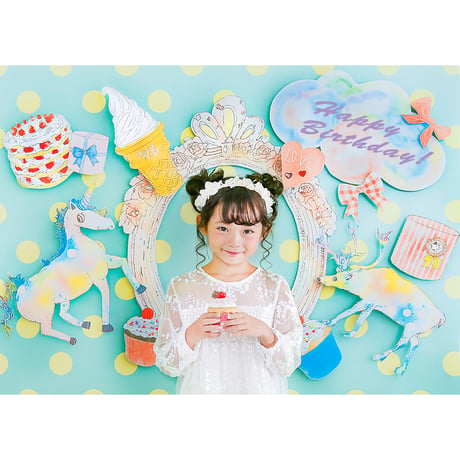 おうち写真館 CC　magical mirage　MINT　保坂さほコラボデザイン
